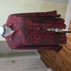 Large like new button down shirt loose flowy A new day